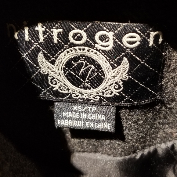 NITROGEN Grey Pea Coat (Size XS) - Picture 4 of 6